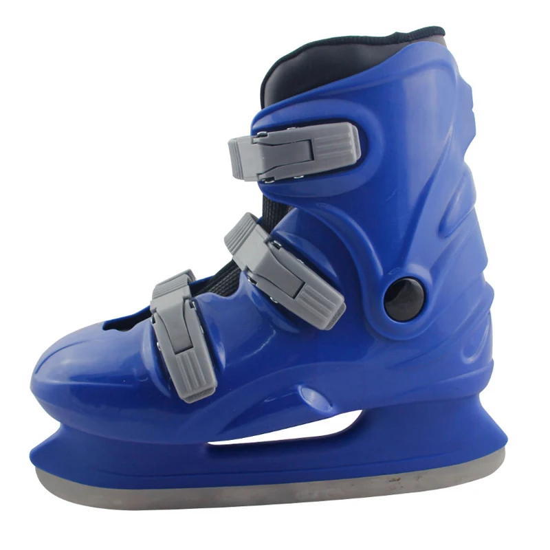 Custom High Quality Durable Hard Shell Blue Rental Ice Skate/hockey ...