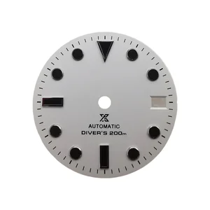 SKX007 Style Watch Parts Custom Watch Face Fit Nh35 Movement 8215 Luminous 28.5mm Luminous Watch Dial