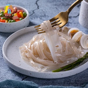 Low Calorie & Low Carb Pho Replacement Shirataki Noodles Dried Konjac Pasta in Fettuccine Shape Box/Bulk/Bag Packaging