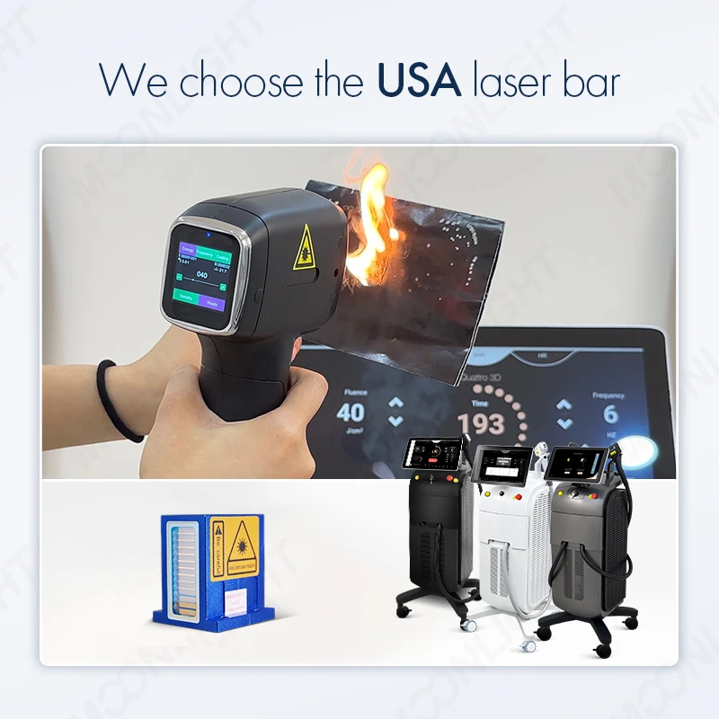 Smart Macro Channel Cooling Gel Fiber Optic Cables for Diode Laser Hair Removal Spark Pro Machine Beauty Equipment