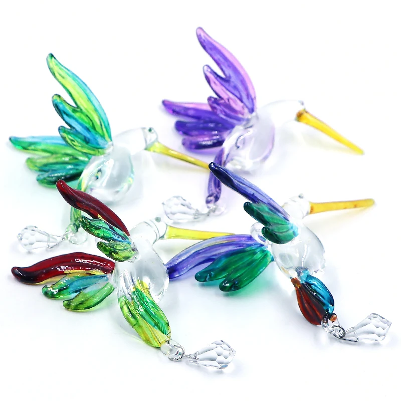 Прямая поставка с завода подвесное стекло для рисования колибри животных предметы домашнего декора