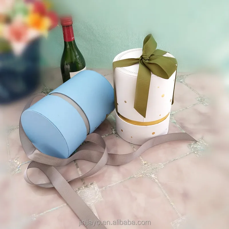 Jinayon Wholesale Custom Paper Drum Gift Box Candle Paper Tube Packaging