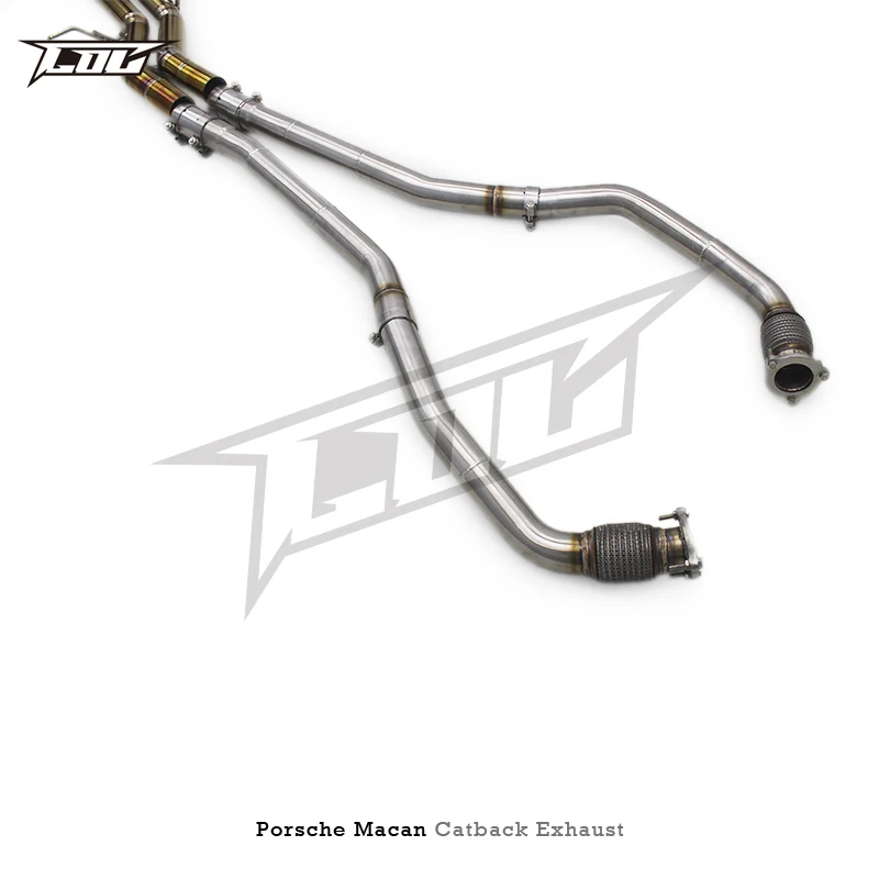 Custom Titanium Tuning Catback Exhaust for Porsche Macan 3.0T 2014-2023 Valvetronic Exhaust Catback System