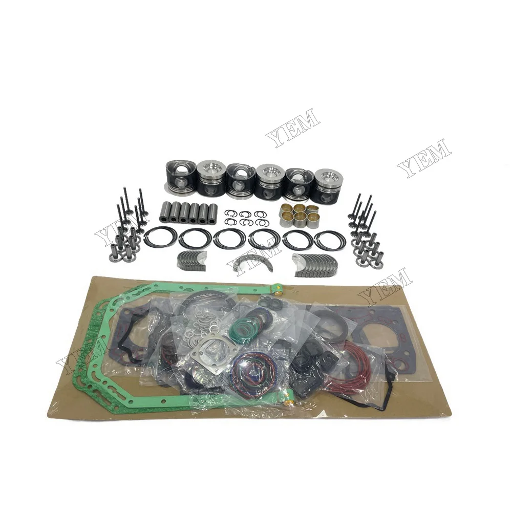 Replacement Overhaul Gasket Kit With Cylinder Gaskets Set Piston Rings Bearing Valves Suitable for Deutz BF6M2012 Engine Parts 6