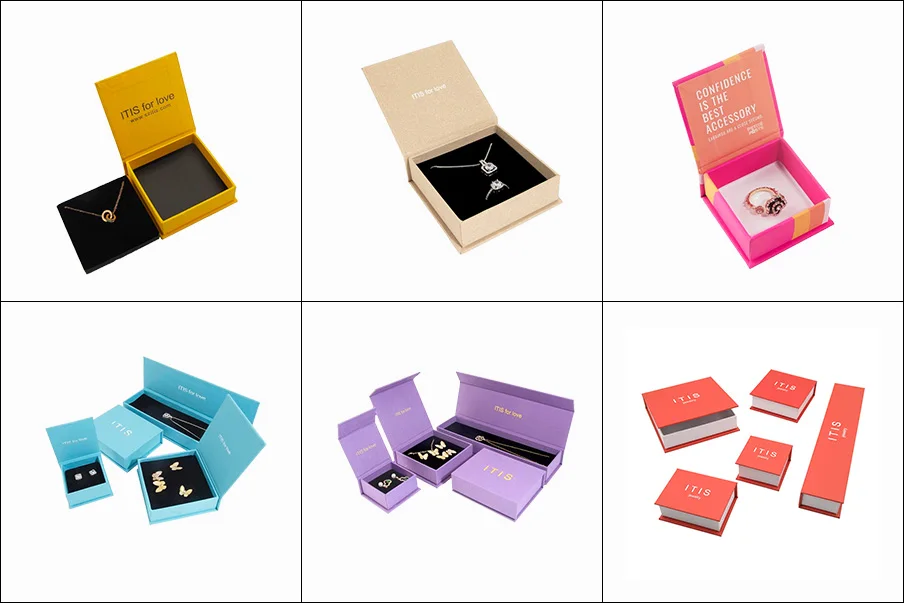product factory direct sale customized grey board fashion little mother diamond packed bijoux box-1