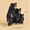 A family of black bears