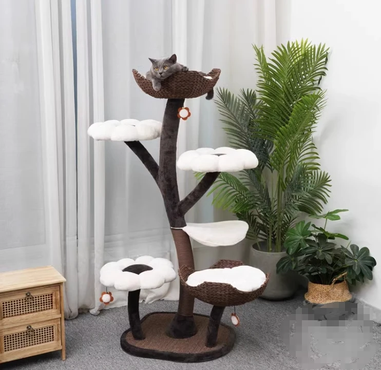 High Quality Giant Real Wood Natural Paradise Cat Tree For Sale Buy