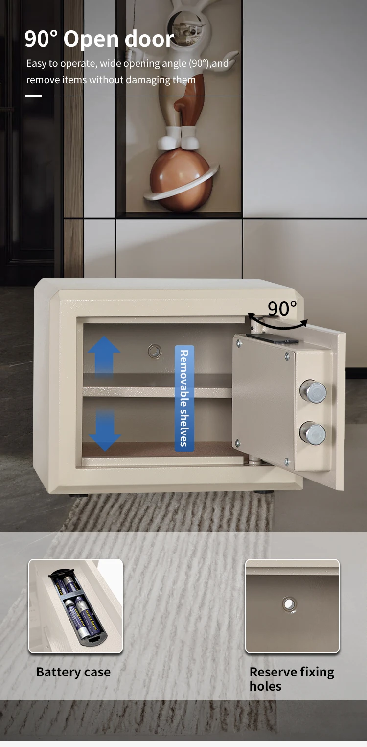 CEQSAFE Best-selling High Security Mini Home Electronic Safe Deposit Box factory