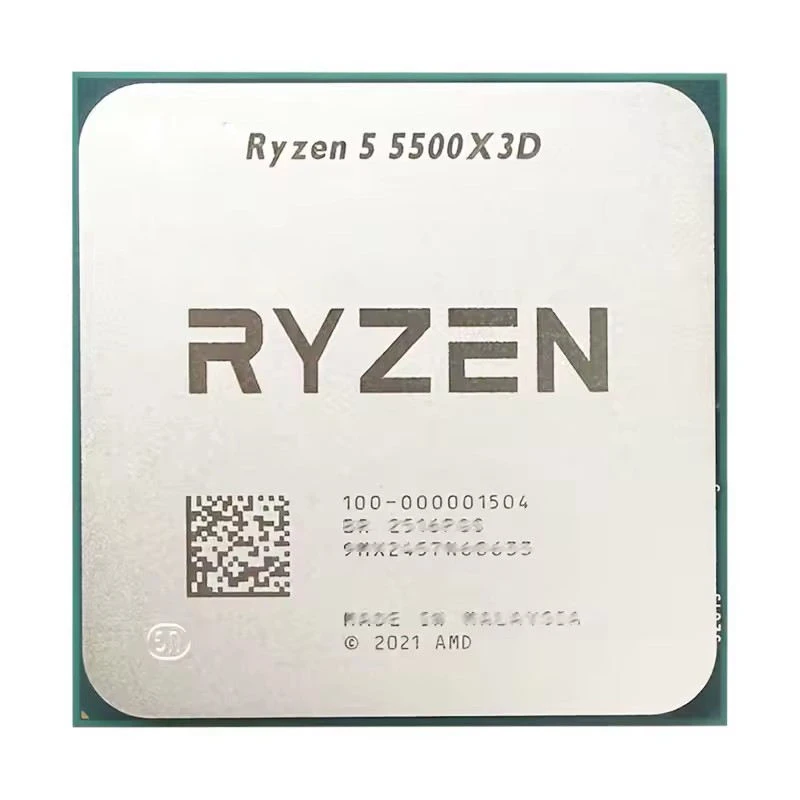 Used Ryzen 5 5500X3D 3.0 GHz 6-core 12 Thread CPU Processor 7NM L3