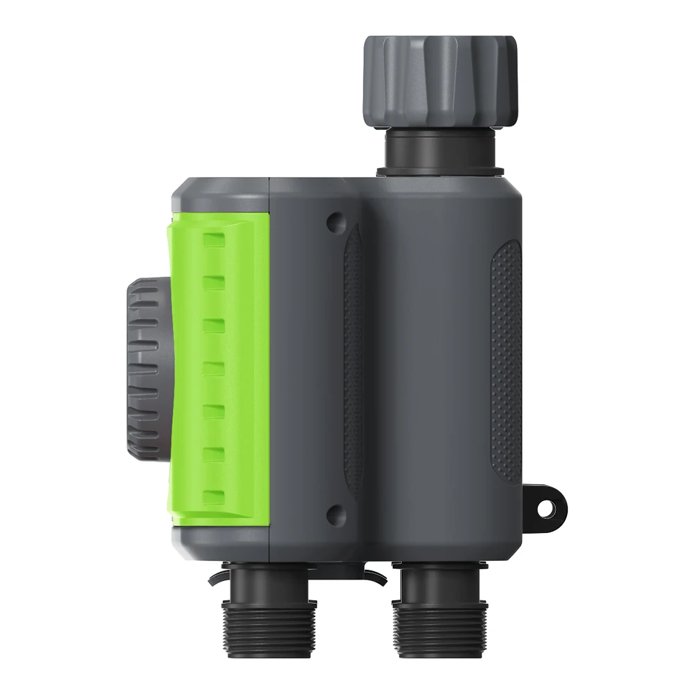 4 Zones Sprinkler Timer Programmable Water Timer 4 Outlet Water Timer for Garden Wateringr with Rain Delay Manual Watering