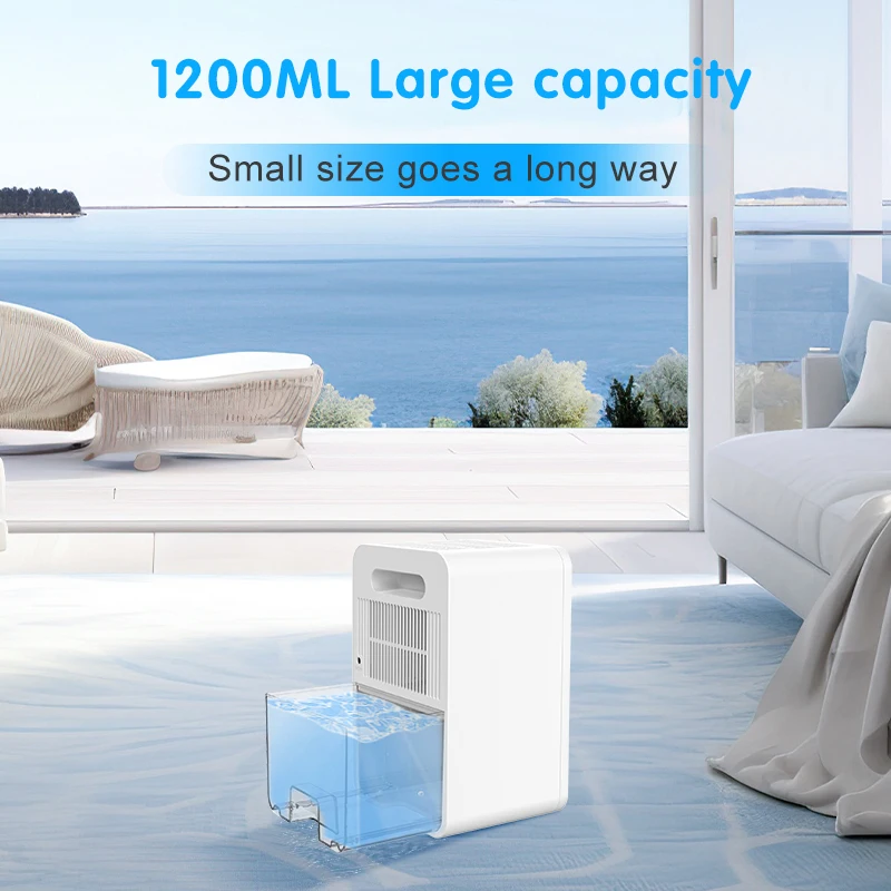 OEM Dehumidifier Mini Smart 1200ml Dehumidifier With air Purifier Home