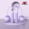Purple Weighted ball+steel wire rope