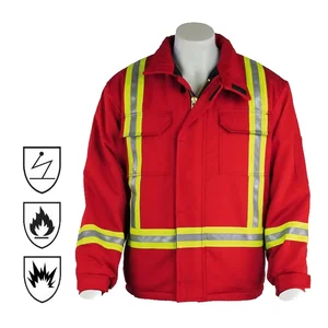 DuPont Nomex Jacket Winter Aramid Oil Refinery FR Oil Filed Fireproof Fire Resistant Flame Retardant Work Clothes for Men