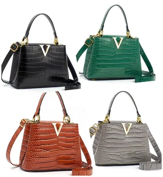 Wholesale the Latest Premium PU Leather Handbag Fashion the Latest Luxury Designer Handbag Women's Shoulder Bag