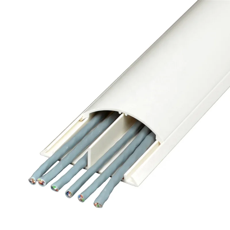 Factory High-quality Customized Curved PVC Trunk Cable Invisible Anti-stepping Semicircular Trunking