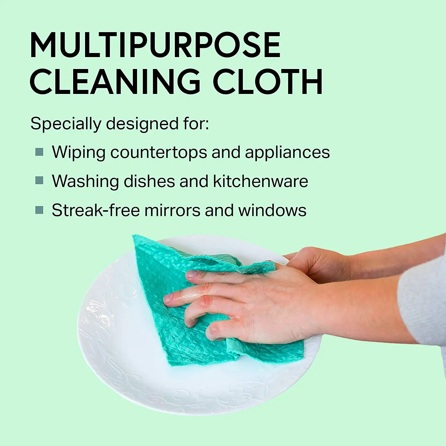 Ds2186 Microfiber Dish Cloth Cleaning Rags Reusable Paper Towels