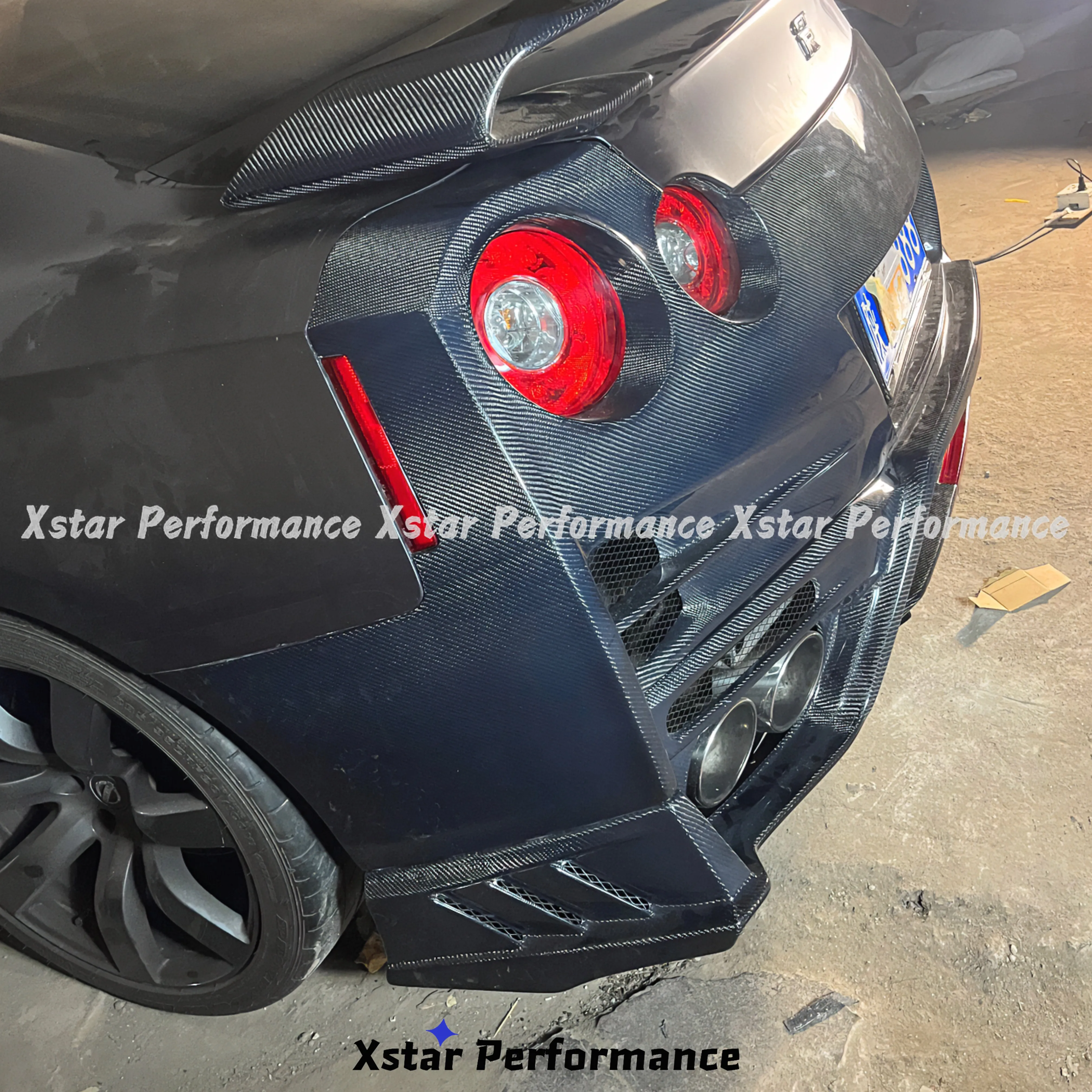 Top Secret Style Full Carbon Fiber Bodykit For Nissan Gtr R35 - Buy Top ...
