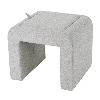 Customized Storage Ottoman Stool for Living Room Modern Inside Furniture Board