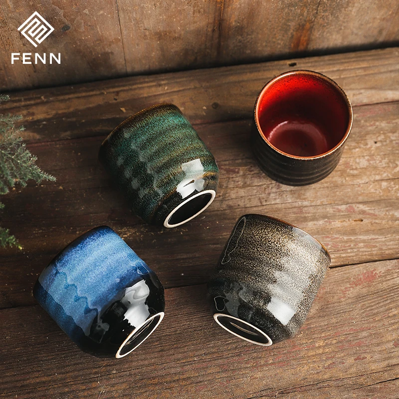 FENN Wholesale Price Manual Ceramic Coffee Cup Household Hospitality Small Tea Cup Custom for Coffee Shop