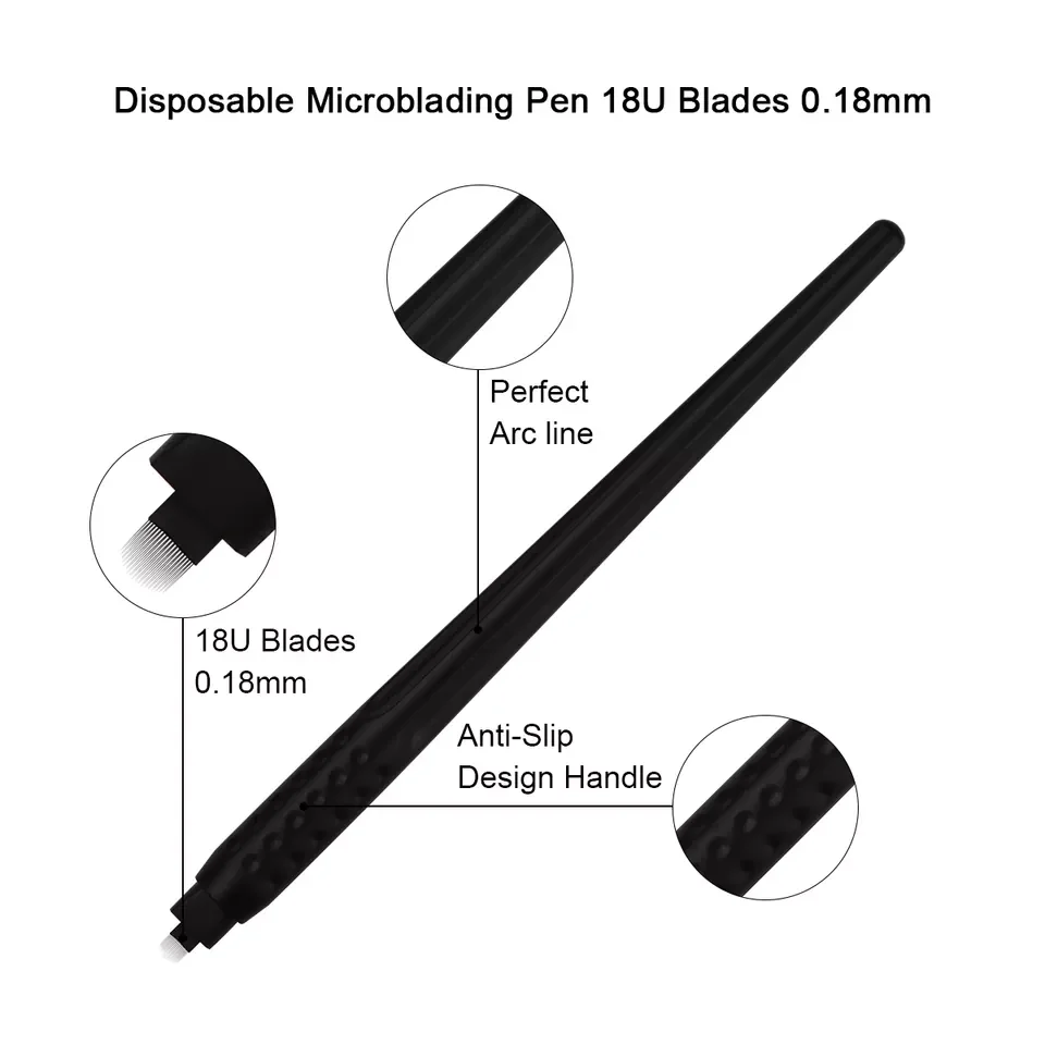 thumbnail image 2 of 10Pcs Microblading Handles Disposable Manual Microblading... 2 of 13