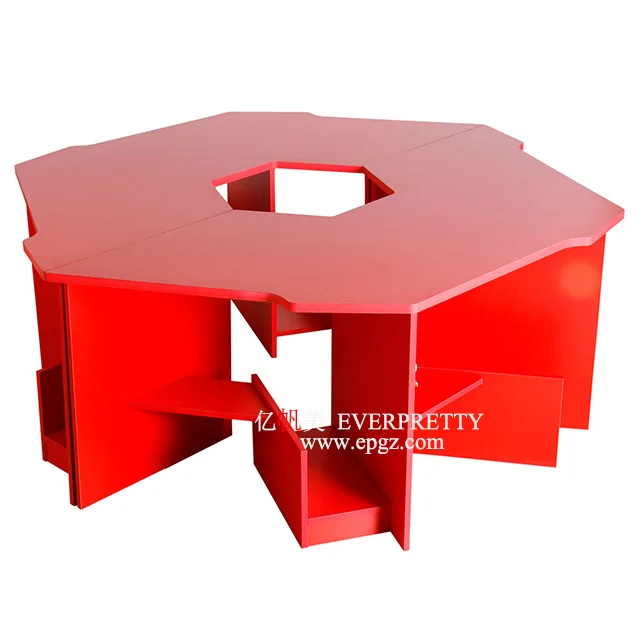 School Furniture Computer Classroom Computer Desk With CPU Holder