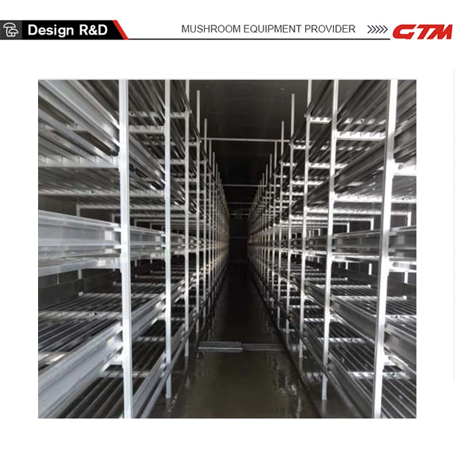 Aluminum Shelving White Button Mushroom Growing Rack High Strength