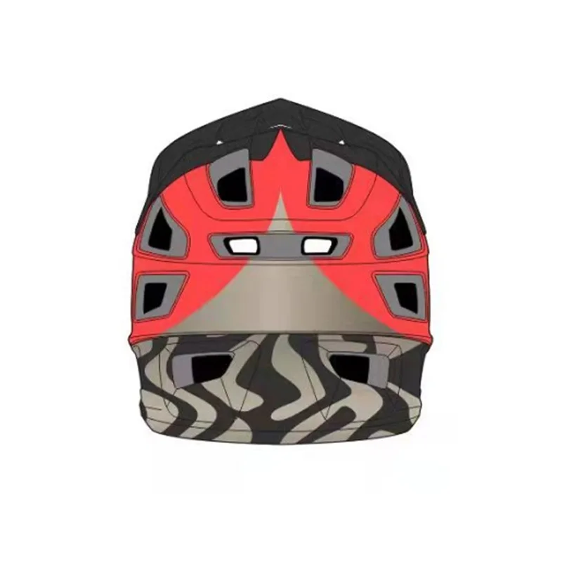 Yoloon New Launched Bike Helmet Full Face Unique Design Mtb Helmet Full