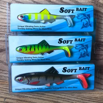 Cheery 15cm/20cm Mackerel Soft Plastic Jig Heads & Lure-Artificial Soft Bait for Sea Fishing Bottom Baits Bulk Pack – Soft Lure – view 5