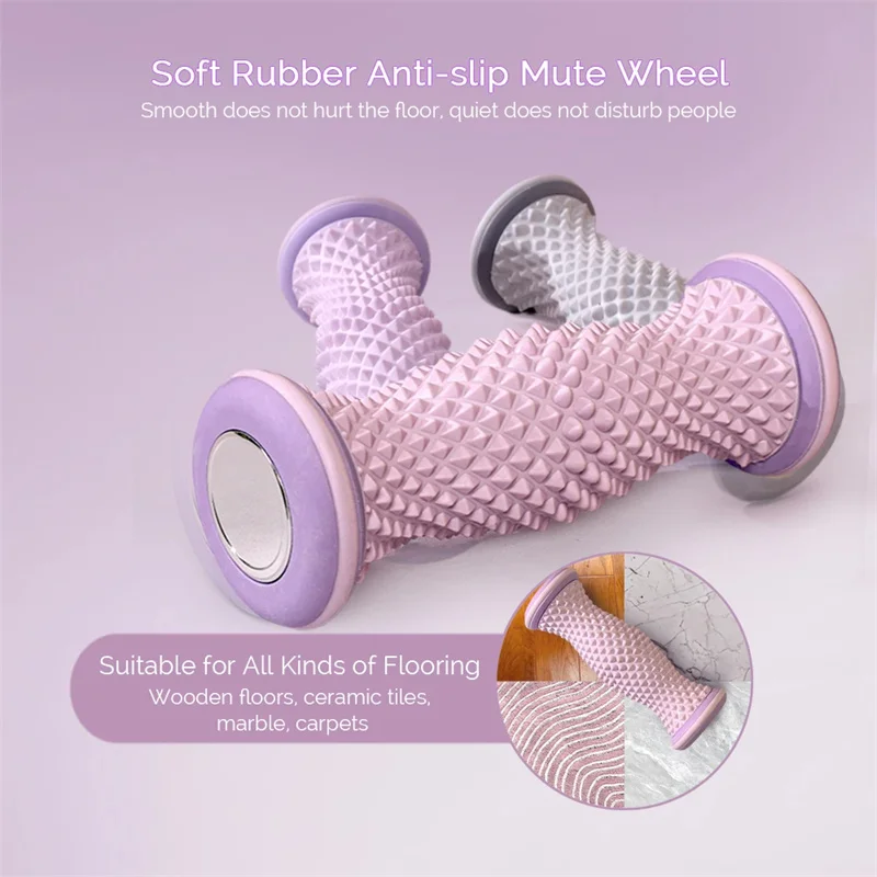 Foot Massage Roller  Plantar Acupressure Relaxation Feet Shiatsu Calf Shaping Massage Tools