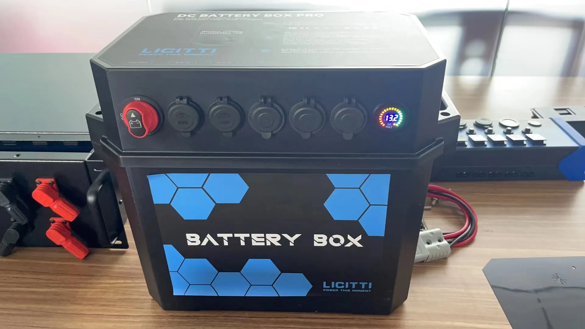 Licitti Rv Empty Solar 12V Plastic Lithium Storage Marine Abs Lifepo4 Diy Battery Box
