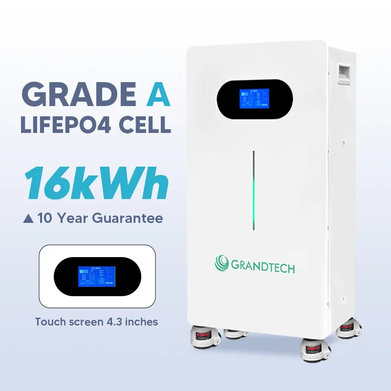 εγγύηση 10 Ετών LiFePO4 Μπαταρία 48V 314Ah 16kWh Μπαταρίες Λιθίου Αποθήκευση Ηλιακής Ενέργειας Σπιτιού 6500 Κύκλοι Επιτοίχια Τοποθέτηση