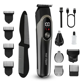 New Hair Trimmer Professional Rechargeable Cordless Barber For Men High Quality Hair Trimmer Electric Hair Clipper