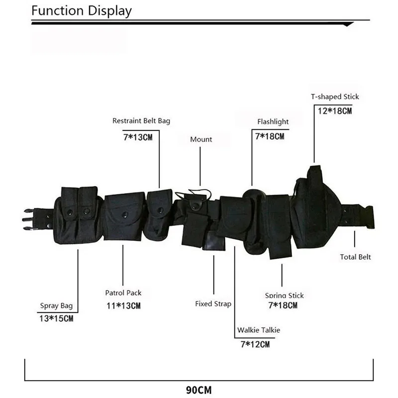 Wholesale Detachable Sport Enthusiasts Outdoor Hunting Multifunctional Belts Adjustable Duty Personnel Tactical Belt