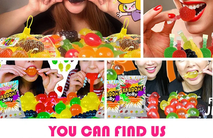 Minicrush Tiktok Fruit Shape Jelly Fruity Jelly Drink Assorted Jelly ...