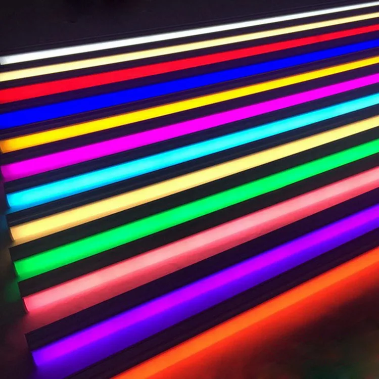 Wholesale Ip65 Waterproof Outdoor Color Tube Red Blue Green Yellow Led T8 9W