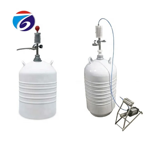 Small 2L Liquid Nitrogen Cryogenic Storage Tank Industrial Gas Use YDS-2 for Ice Cream