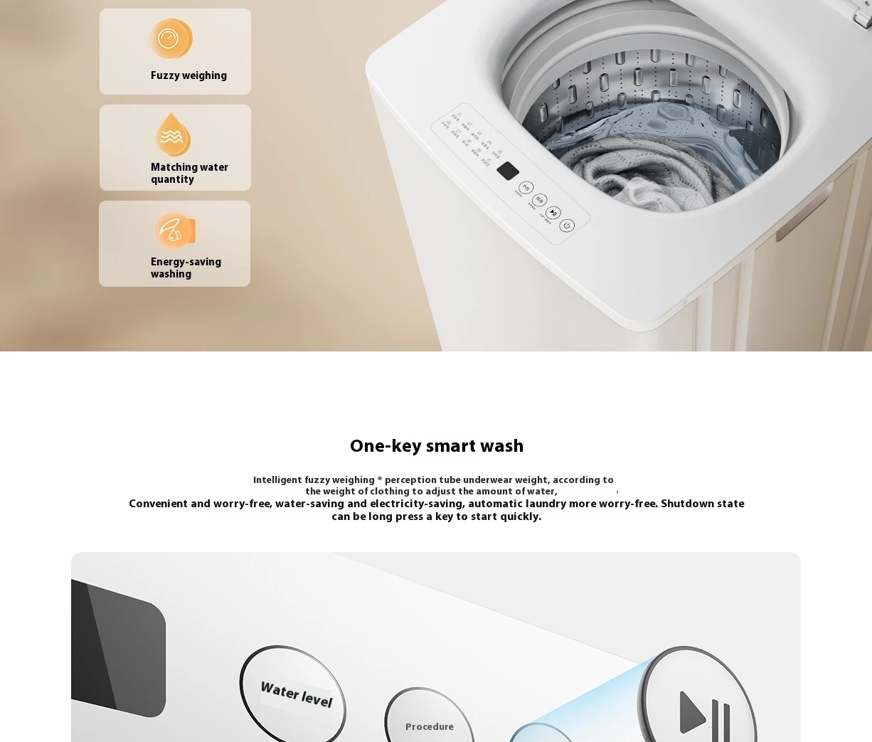 Xiaomi Mijia 10kg Portable Mini Washing Machine Electric Washer