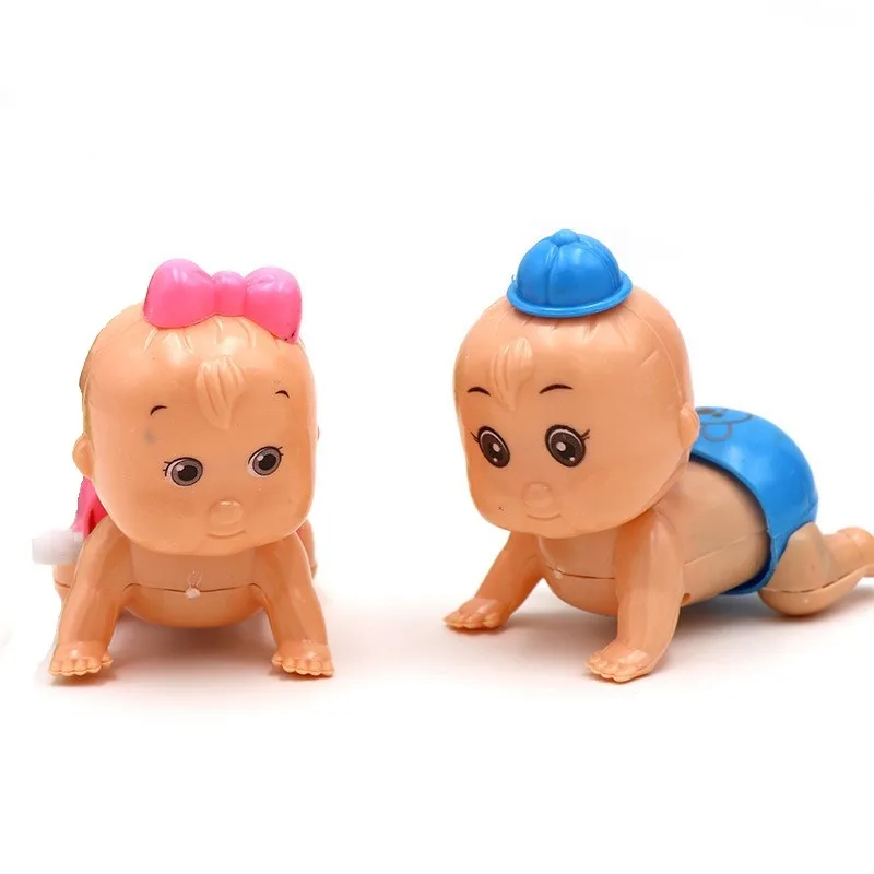 Оптовая продажа, детская игрушка для новорожденных, забавная мультяшная заводная игрушка для ползания и встряхивания, детская дизайнерская игрушка для детей