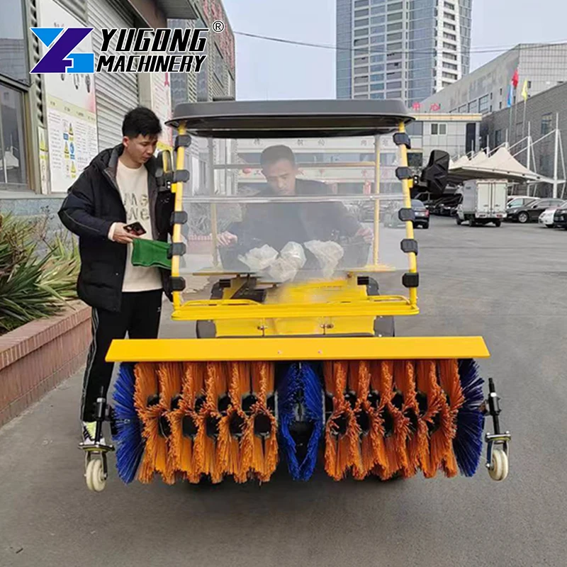 Cheap Price Ride on Snow Sweeper Tractor Snow Road Sweeper Machine Blower Quad with Snow Plow