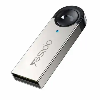 Yesido YAU81 Zinc Alloy Bluetooth Car USB Receiver - Low Latency