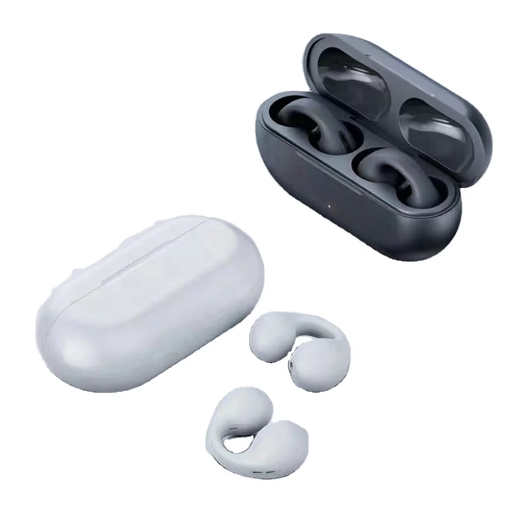 Sound Earcuffes Upgrade Pro Earring Wireless Earphones TWS Ear Hook Bone Conduction Earphone  Ear Clip on Ear Earring for Ambie