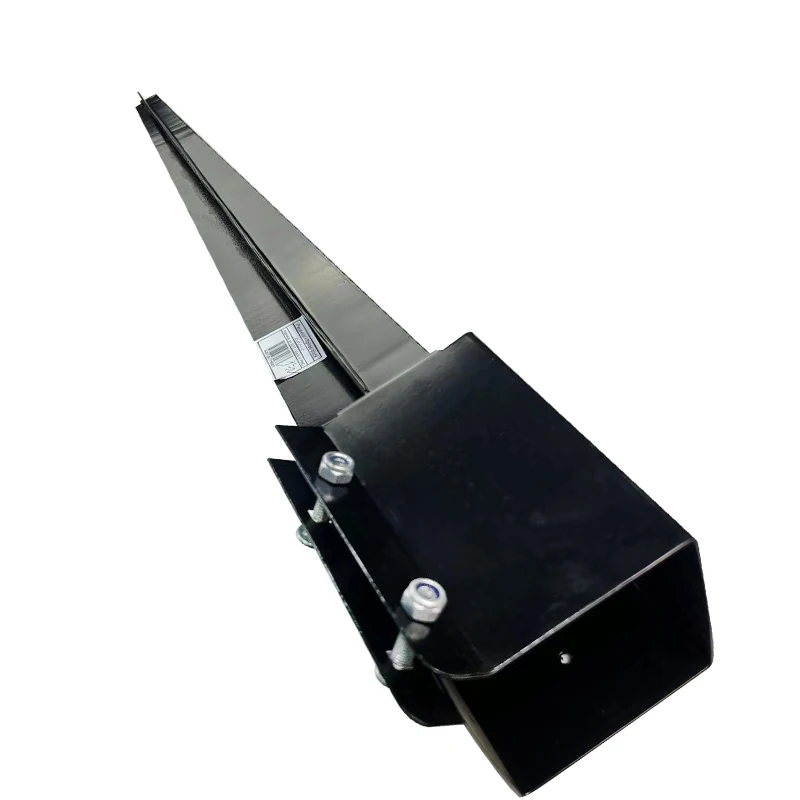 Galvanized screw pole anchor for buildings