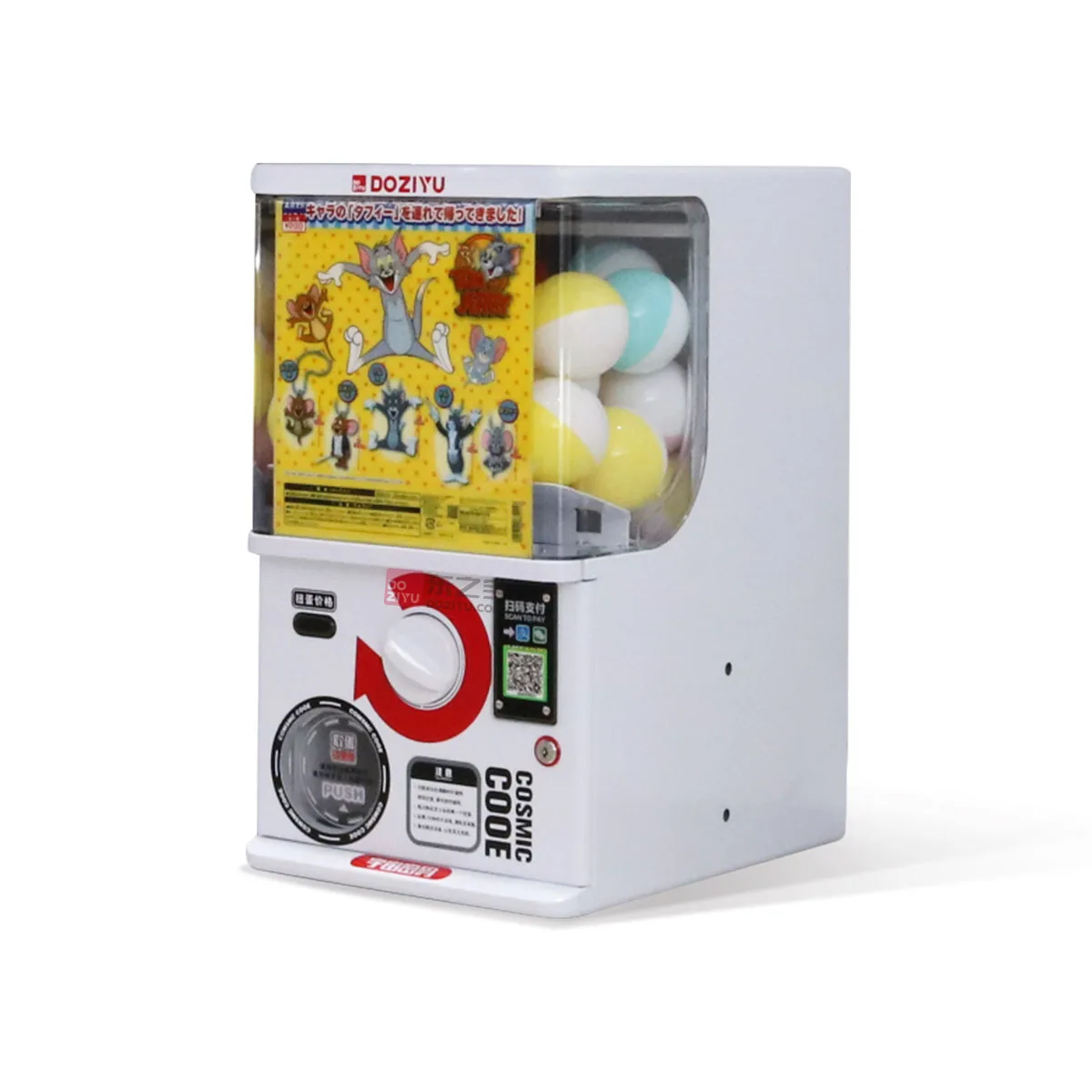 Gacha Gachapon Gashapon Peannaire Capsúl Bonn Coin Peannaire Cluichí Liathróid Ulaí Gashapon Agallamh Cluiche Peannaire