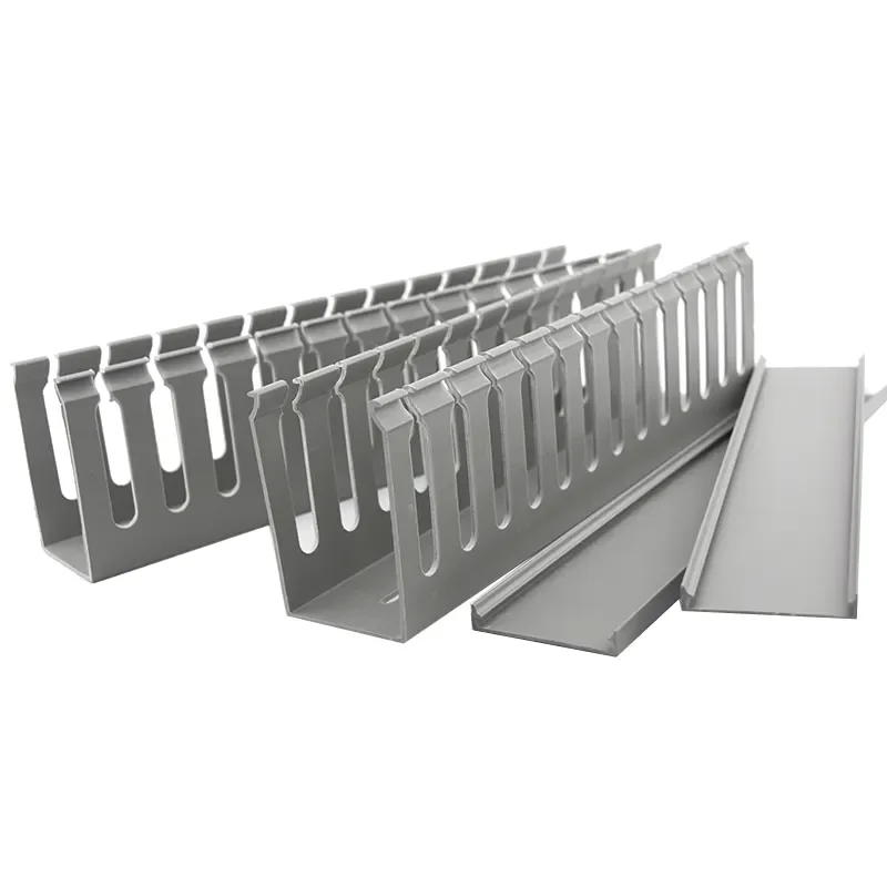 PVC Electrical Wire Channel Slotted Design for Efficient Wiring Ducts