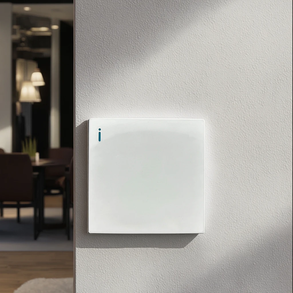 VNX British Type UK Standard 10A 1Gang 1Way 2 Way Switch Electric Wall Switch With Indicator for Home
