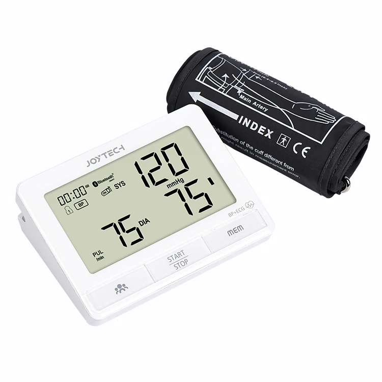 High Quality Bluetooth ECG Upper Arm Blood Pressure Monitor Talking