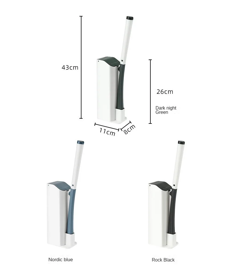 Best Sale Disposable Toilet Brush And Holder Set Convenient And