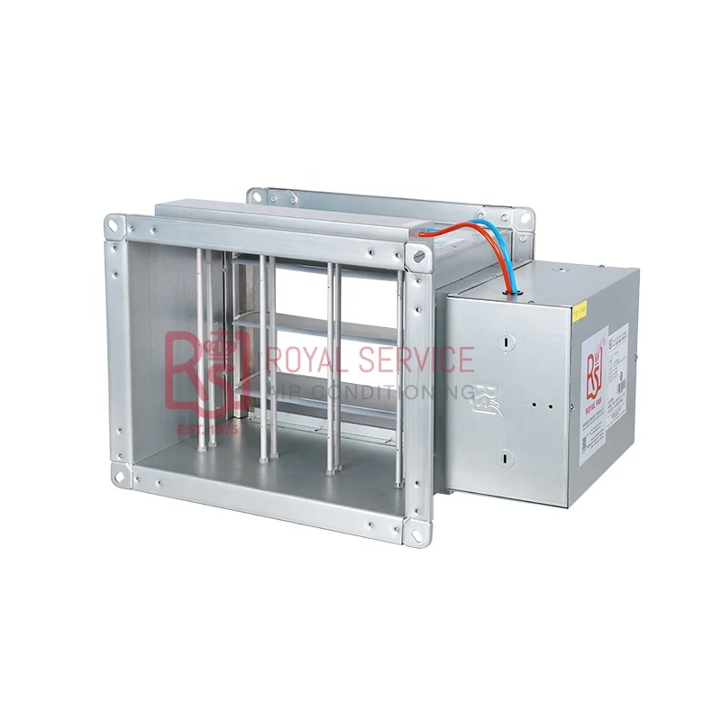 Royal HVAC Tools VAV Square Single Air Duct High Speed Variable Volume Electric CAV Motorized Terminal Hvac Controller Box