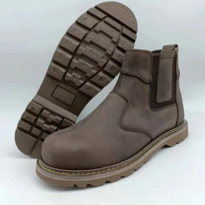 Goodyear Safety ShoesSteel Toeanti-blowoutanti-punctureprotective Shoes Crazy Horse Leather  Boots
