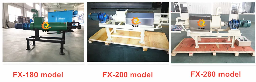 China Eco-friendly Agriculture Machinery Equipment Cow Dung Screw Press Dewatering Machine